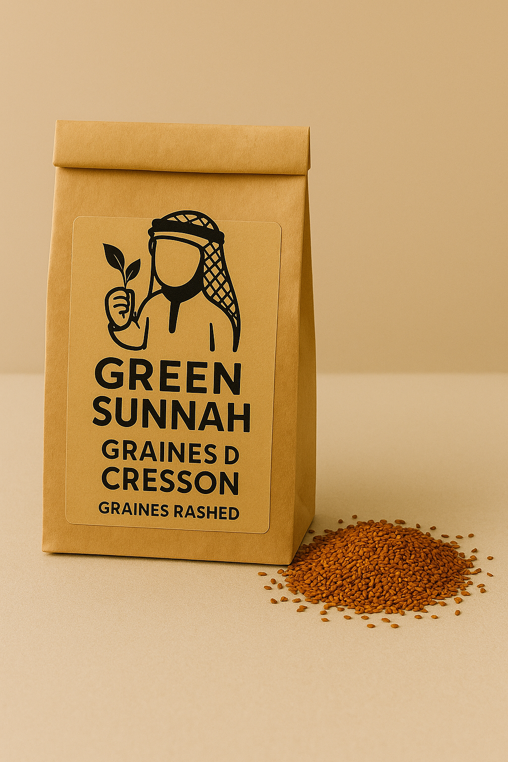 🌿 Graines de Cresson – Graines Rashed (Hab Al Rachad)