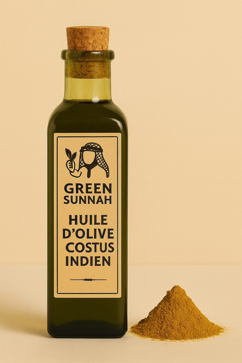 Huile d’Olive pure mélangé au Costus indien - Idéal pour la Roqya