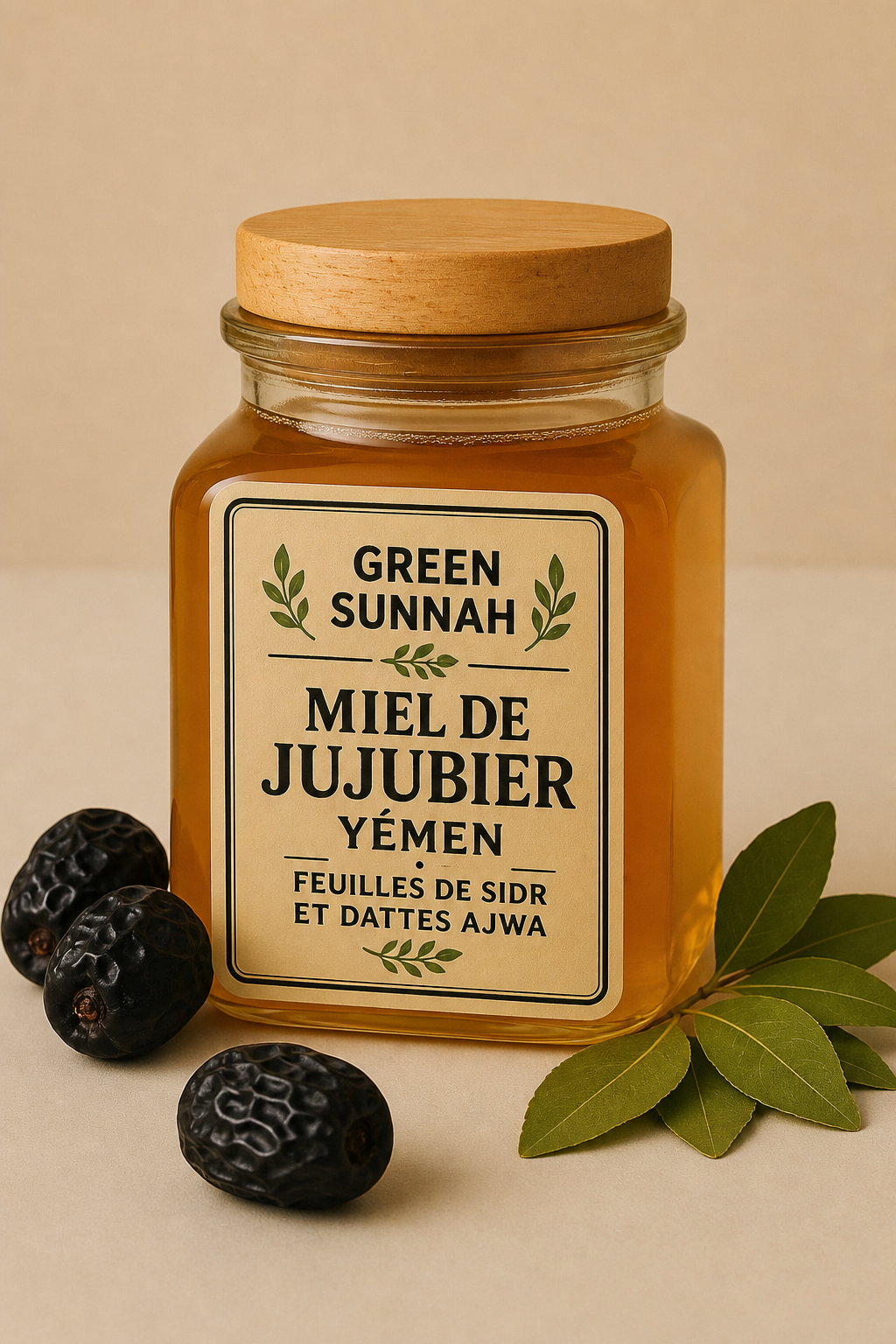 Miel de Jujubier du Yémen, Feuilles de Sidr & Dattes Ajwa – Remède prophétique & soutien pour la Roqya